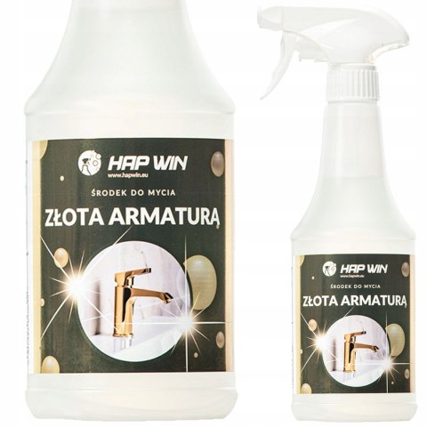 HAP WIN Złota Armatura 500 ml Środek do Baterii Złotych i Mosiężnych CZYŚCI