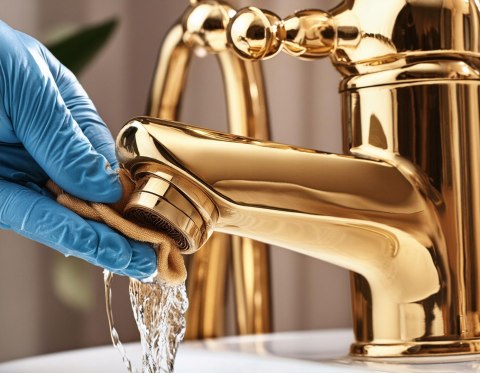 HAP WIN Złota Armatura 500 ml Środek do Baterii Złotych i Mosiężnych CZYŚCI