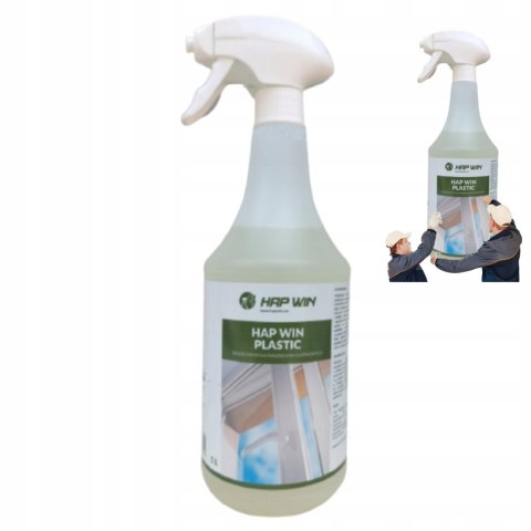 Hap Win 1L płyn do Czyszczenia Ram Okiennych PCV Plastiku Zabawek Mebli