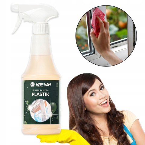 Hap Win Plastik 500ml Płyn do czyszczenia mycia plastiku, PCV ram okiennych