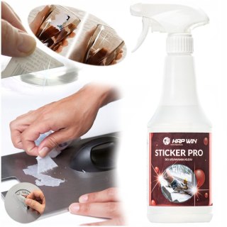 Hap Win Sticker Pro 500ml Płyn do usuwania kleju, etykiet, taśm PCV, szyby