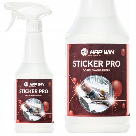Hap Win Sticker Pro 500ml Płyn do usuwania kleju, etykiet, taśm PCV, szyby