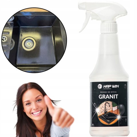 Hap Win płyn do Mycia Zlewów Granitów Nadaje połysk Pielęgnuje 0,5l