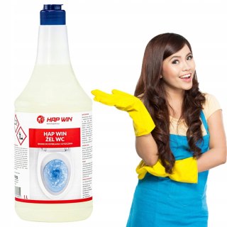 Hap Win żel czyszczenie WC 1l Usuwa Brud Zero Kamienia Nalotu Szybko Działa