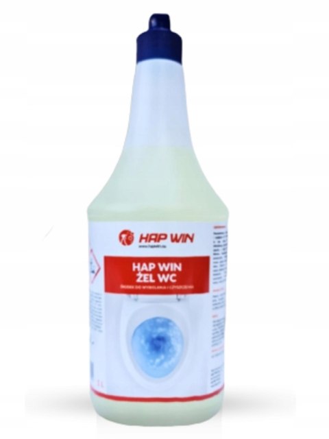 Hap Win żel czyszczenie WC 1l Usuwa Brud Zero Kamienia Nalotu Szybko Działa