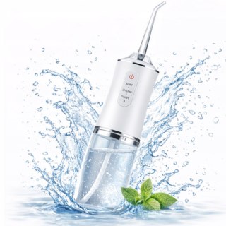 Irygator do Zębów Bezprzewodowy Dental Flosser USB 3 Tryby + Końcówki