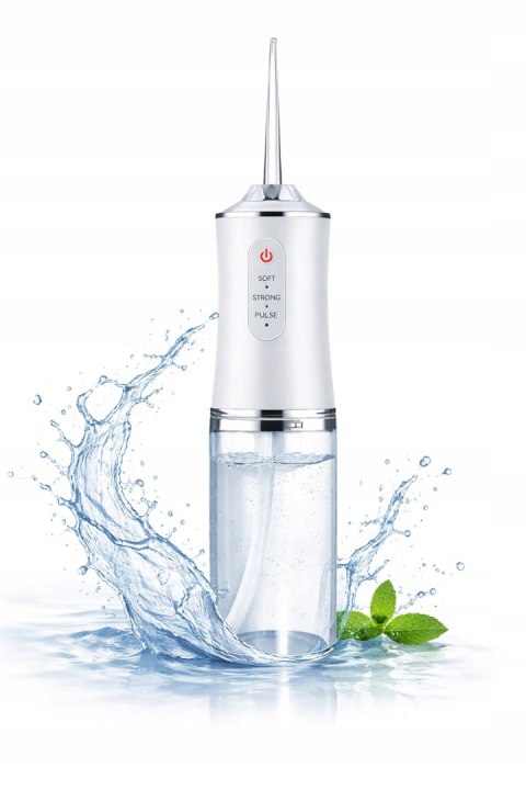 Irygator do Zębów Bezprzewodowy Dental Flosser USB 3 Tryby + Końcówki
