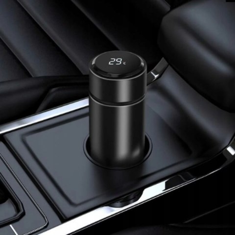 KUBEK TERMICZNY TERMOS DOTYKOWY LED NA KAWĘ HERBATĘ SMART DO AUTA 500ml