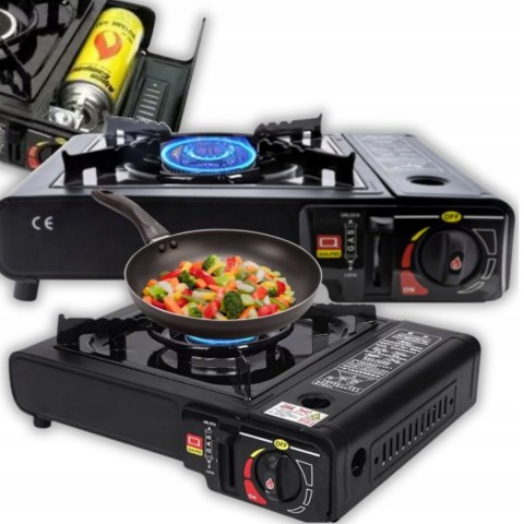 KUCHENKA TURYSTYCZNA KARTUSZE REDUKCJA NA BUTLE PRZENOŚNA W WALIZCE 4x GAZ
