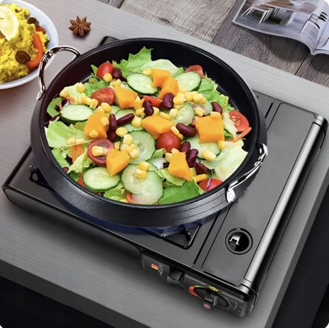 KUCHENKA TURYSTYCZNA KARTUSZE REDUKCJA NA BUTLE PRZENOŚNA W WALIZCE 4x GAZ