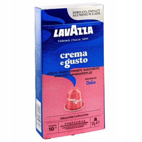 Kapsułki do Nespresso Lavazza Crema e Gusto Risveglio Dolce 10 szt.