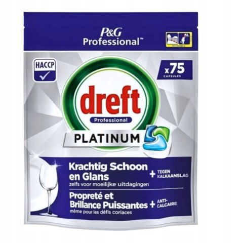 Kapsułki do zmywarki Dreft Platinum all in one 75 szt
