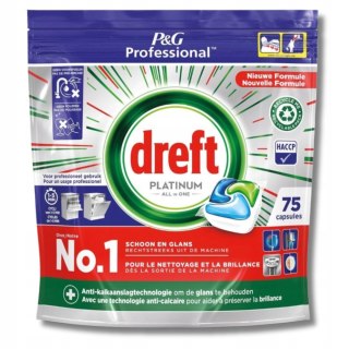 Kapsułki do zmywarki Dreft Platinum all in one 75 szt