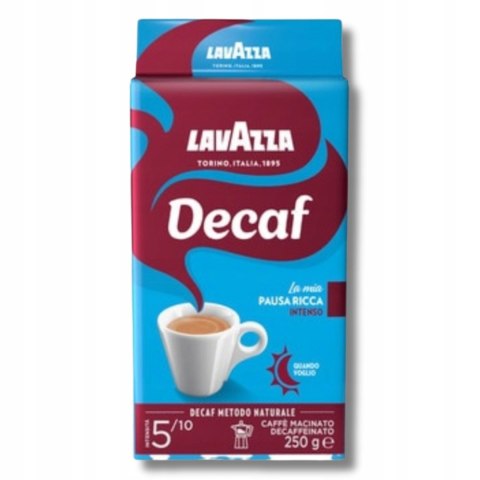 Kawa mielona bezkofeinowa Lavazza Intenso DECAF 250 g