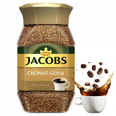 Kawa rozpuszczalna Jacobs Cronat Gold Duża 200 g