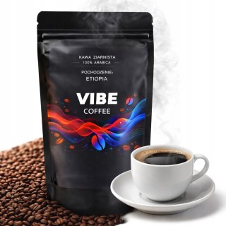 Kawa ziarnista 1kg Świeżo Palona ETIOPIA 100% ARABICA VIBE do ekspresu 1000