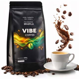 Kawa ziarnista VIBE COFFE Brazylia 1kg Świeżo Palona - 100% Arabica 1000g