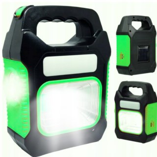 LAMPA HALOGEN PRZENOŚNY Z AKUMULATOREM LED MAŁY WARSZTATOWA MOCNA LATARKA