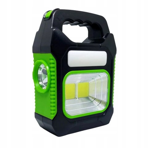 LAMPA HALOGEN PRZENOŚNY Z AKUMULATOREM LED MAŁY WARSZTATOWA MOCNA LATARKA