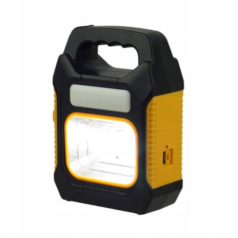 LAMPA HALOGEN PRZENOŚNY Z AKUMULATOREM LED MAŁY WARSZTATOWA MOCNA LATARKA