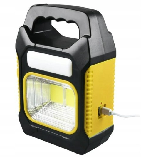 LAMPA HALOGEN PRZENOŚNY Z AKUMULATOREM LED MAŁY WARSZTATOWA MOCNA LATARKA