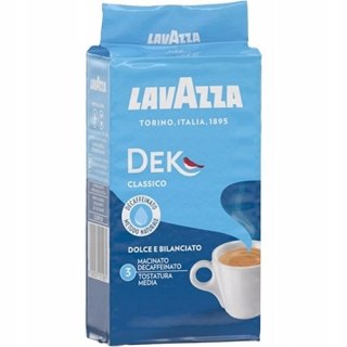 Lavazza Dek Classico kawa mielona bezkofeinowa Decaffeinato 250g