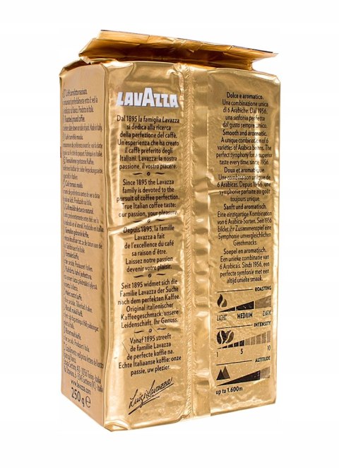 Lavazza Qualità Oro Kawa mielona 100% Arabica Premium złota 250g