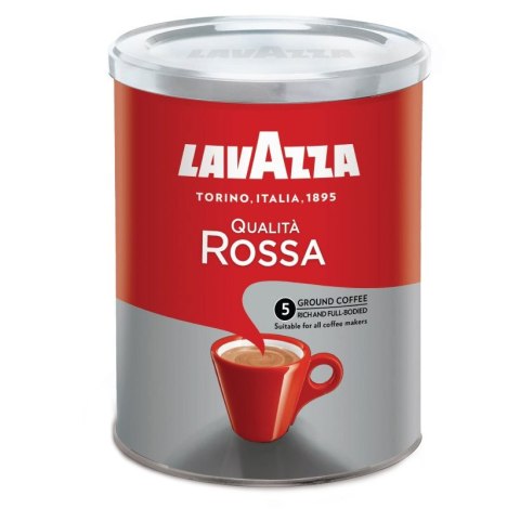 Lavazza Qualità Rossa Kawa mielona Arabica Robusta 250 puszka