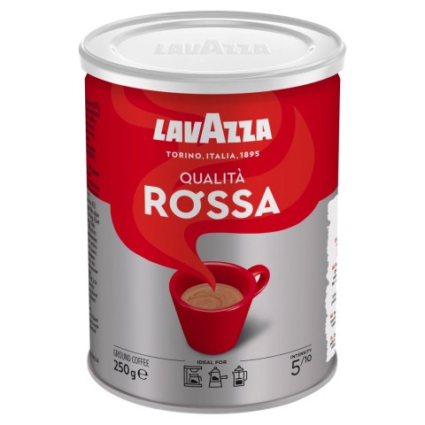 Lavazza Qualità Rossa Kawa mielona Arabica Robusta 250 puszka