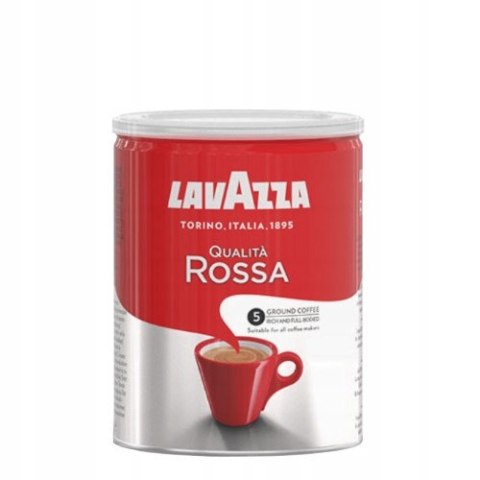 Lavazza Qualità Rossa Kawa mielona Arabica Robusta 250 puszka