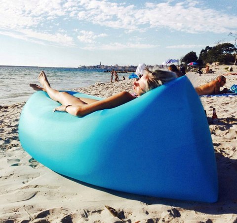 Lazy Bag Duży Sofa Nadmuchiwana Leżak Plażowy Plaże Materac Fotel Lounger