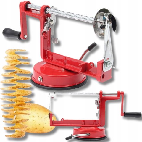 MASZYNKA DO ZIEMNIAKÓW WARZYW SPIRALA ZAKRĘCONA FRYTKA KRAJALNICA