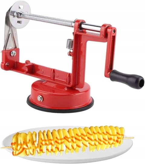 MASZYNKA DO ZIEMNIAKÓW WARZYW SPIRALA ZAKRĘCONA FRYTKA KRAJALNICA