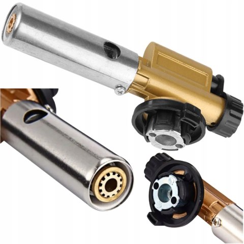 PALNIK GAZOWY na GAZ KARTUSZ ŻELIWNY ZAPALNICZKA GAZOWA LUTLAMPA OPALARKA