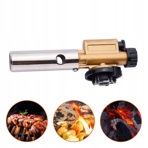 PALNIK GAZOWY na GAZ KARTUSZ ŻELIWNY ZAPALNICZKA GAZOWA LUTLAMPA OPALARKA