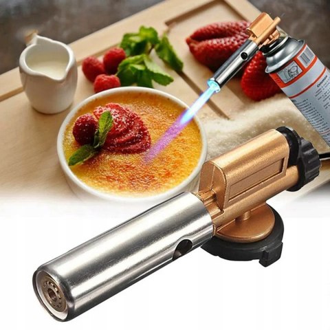 PALNIK GAZOWY na GAZ KARTUSZ ŻELIWNY ZAPALNICZKA GAZOWA LUTLAMPA OPALARKA