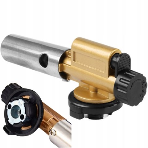 PALNIK GAZOWY na GAZ KARTUSZ ŻELIWNY ZAPALNICZKA GAZOWA LUTLAMPA OPALARKA