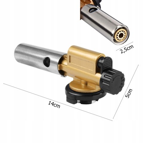 PALNIK GAZOWY na GAZ KARTUSZ ŻELIWNY ZAPALNICZKA GAZOWA LUTLAMPA OPALARKA