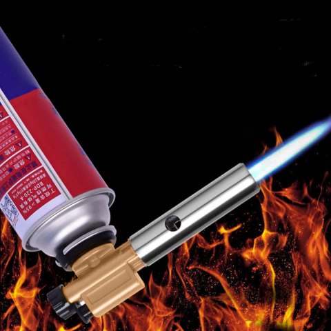 PALNIK GAZOWY na GAZ KARTUSZ ŻELIWNY ZAPALNICZKA GAZOWA LUTLAMPA OPALARKA