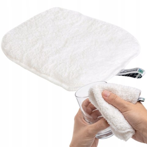 RAYPATH MINI Czyścik zmywak biały Kuchenny NanoSrebro uniwersalny