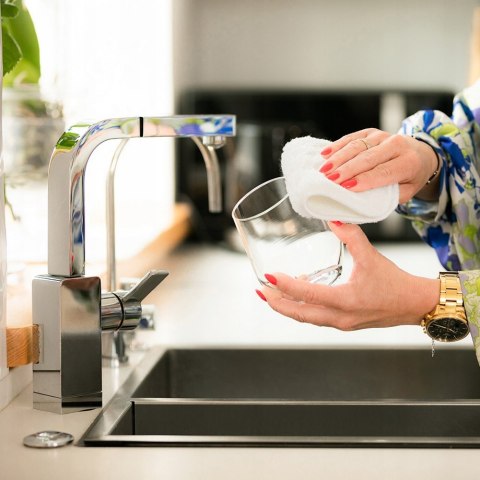 RAYPATH MINI Czyścik zmywak biały Kuchenny NanoSrebro uniwersalny