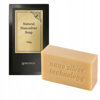 RAYPATH Mydło Naturalne z Nanosrebrem Antybakteryjne Ekologiczne 100g