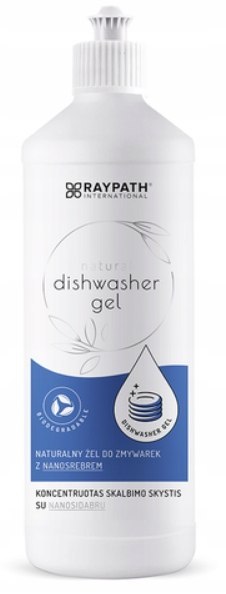 RAYPATH żel do zmywarek nanosrebro Naturalny Natural Dishwasher Gel 500 ml