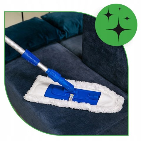Raypath Mop płaski + kij Uniwersalny zestaw podłogowy nakładki wkłady