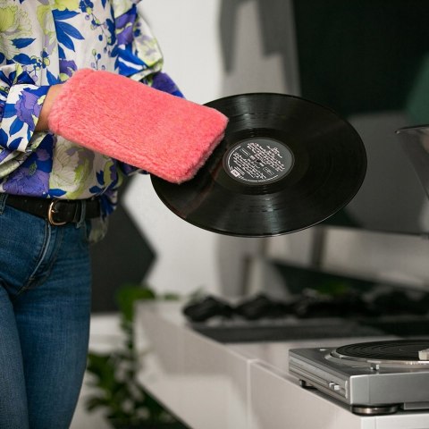 Raypath Rękawica Różowa Roz M Na Sucho Kurz Sierść Do Polerowania