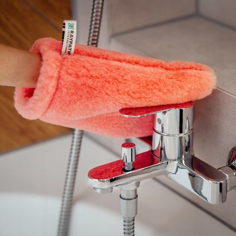 Raypath Rękawica Różowa Roz M Na Sucho Kurz Sierść Do Polerowania