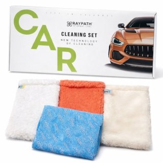 Raypath Zestaw CAR SAMOCHODOWY czyszczenie auta bez chemii wnętrze lakier