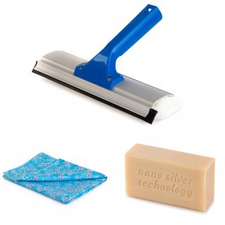 Raypath Zestaw do mycia okien Expres 25 cm + Sunbeam + mydełko nanosrebrem