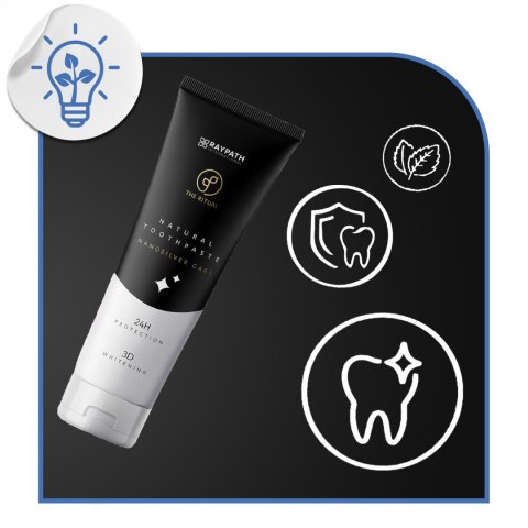 Raypath wybielająca naturalna pasta do zębów z nano srebrem 100 ml