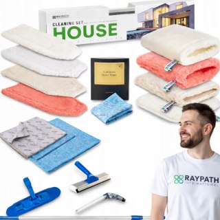 Raypath zestaw do sprzątania domu PEŁNY nanosrebro bez chemii Sunbeam